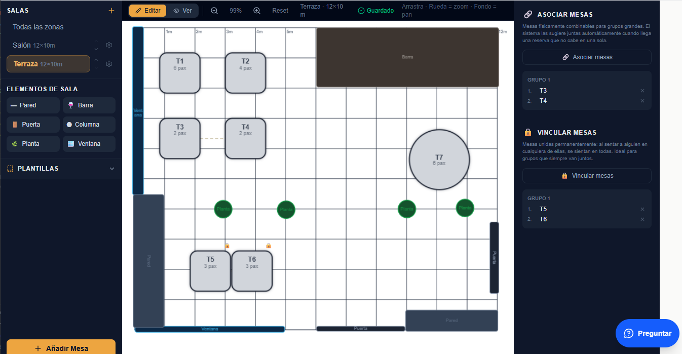 Editor de plano de sala de Lumel